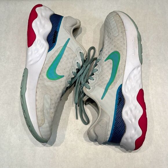 Nike Renew Ride 3 Athletic Shoes Womens Sz 8.5 Style DC8184-006 White Photo Dust - Picture 6 of 9